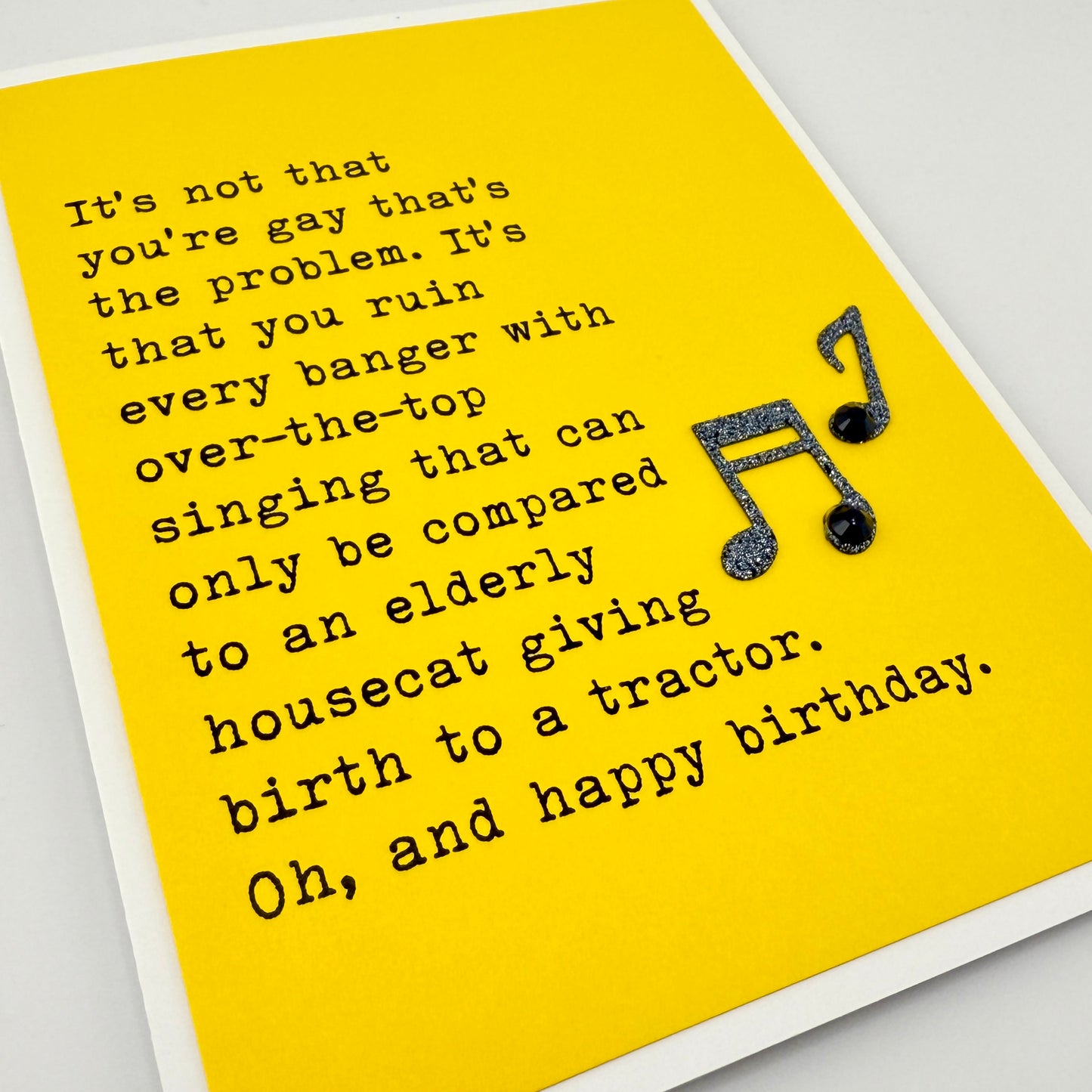 You’re Gay Ruin Every Banger birthday card
