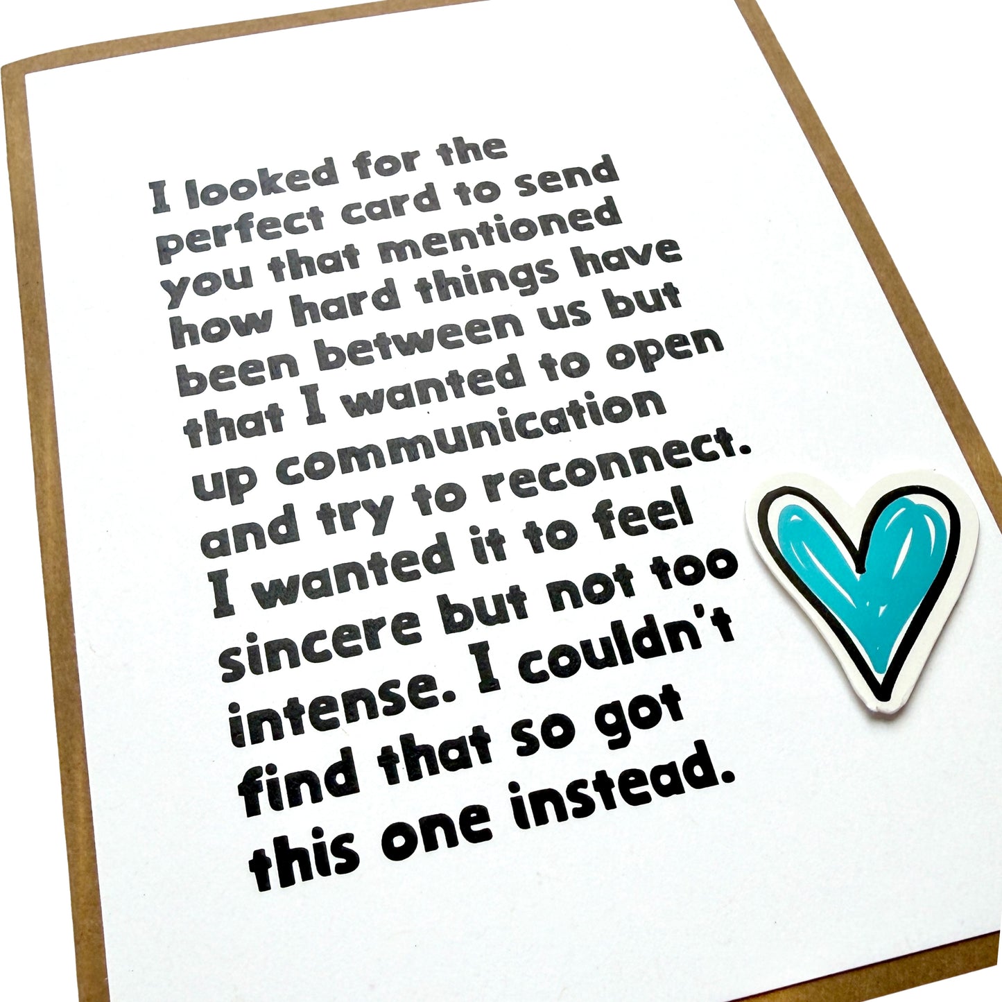Perfect Card to Reconnect card