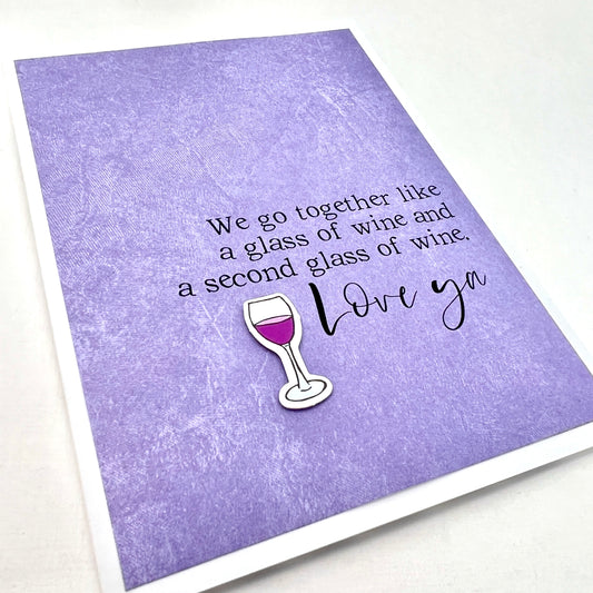 Second Glass of Wine card