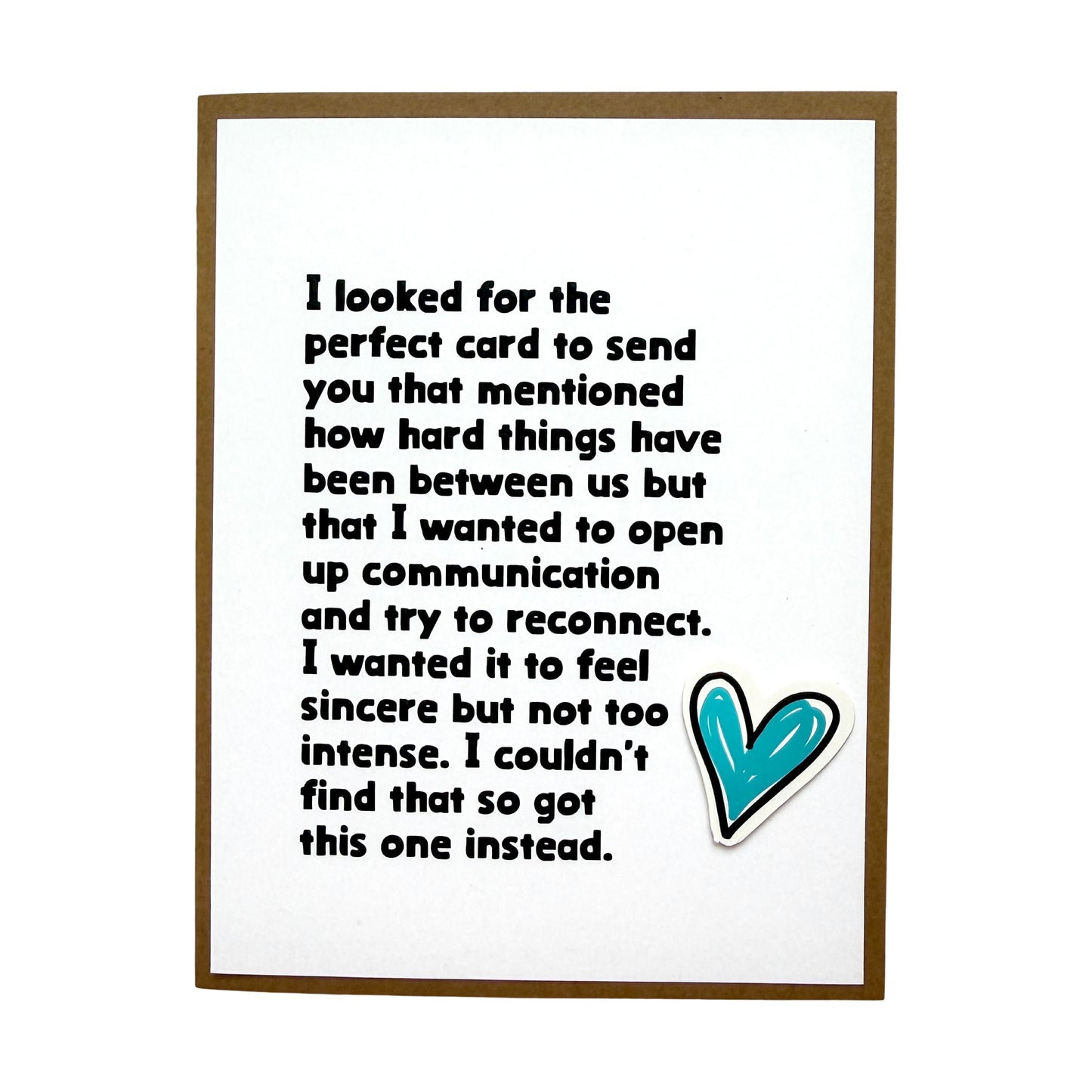 Perfect Card to Reconnect card
