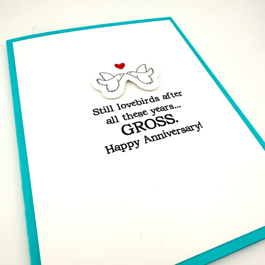 Still Lovebirds Gross card