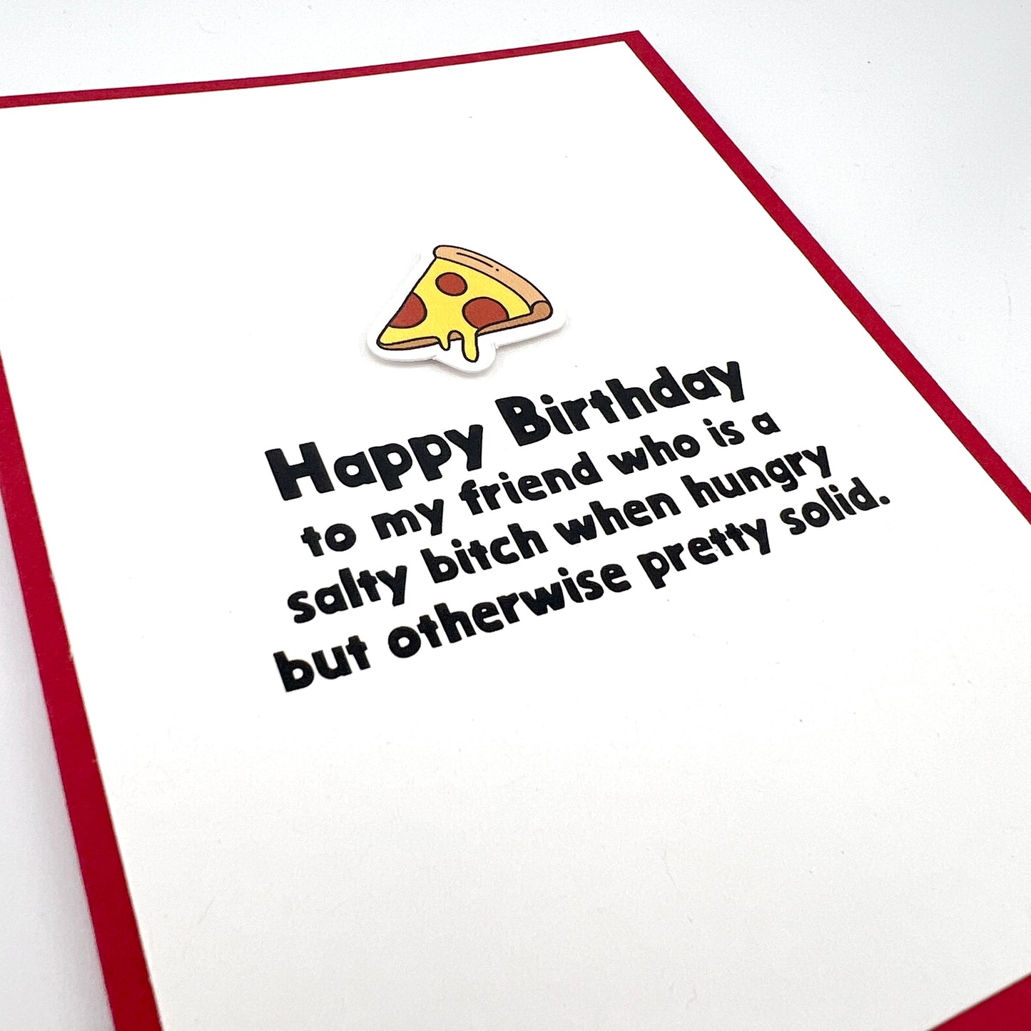 Salty Bitch when Hungry birthday card