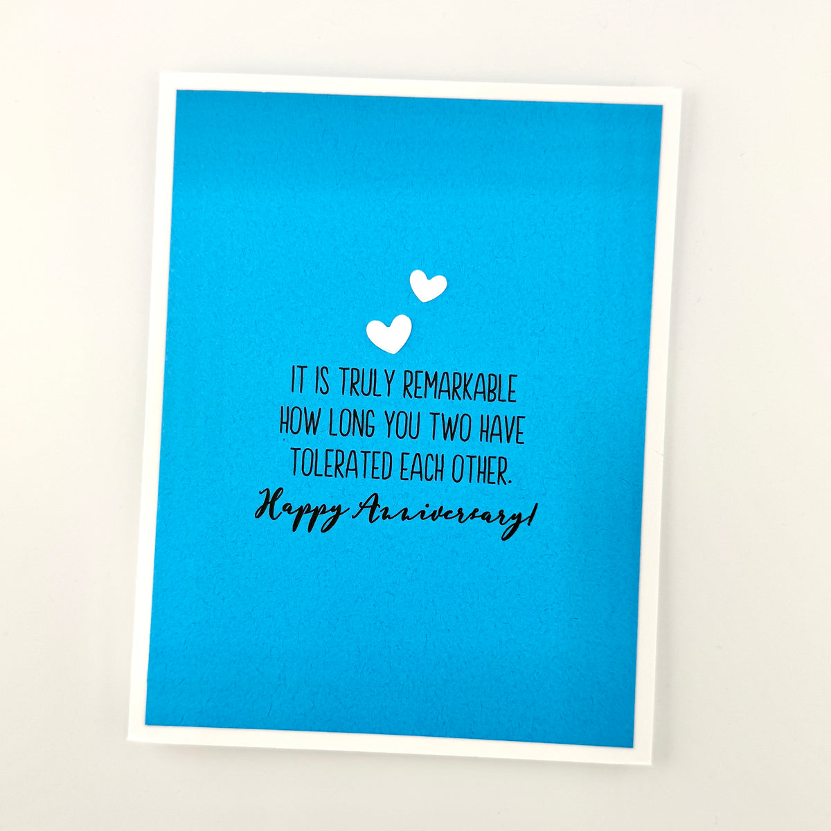 How Long You Tolerated Each Other card