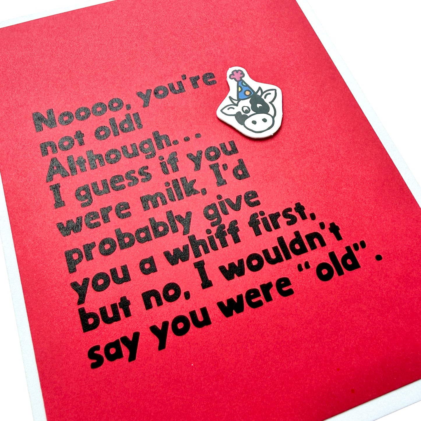 Milk Whiff birthday card
