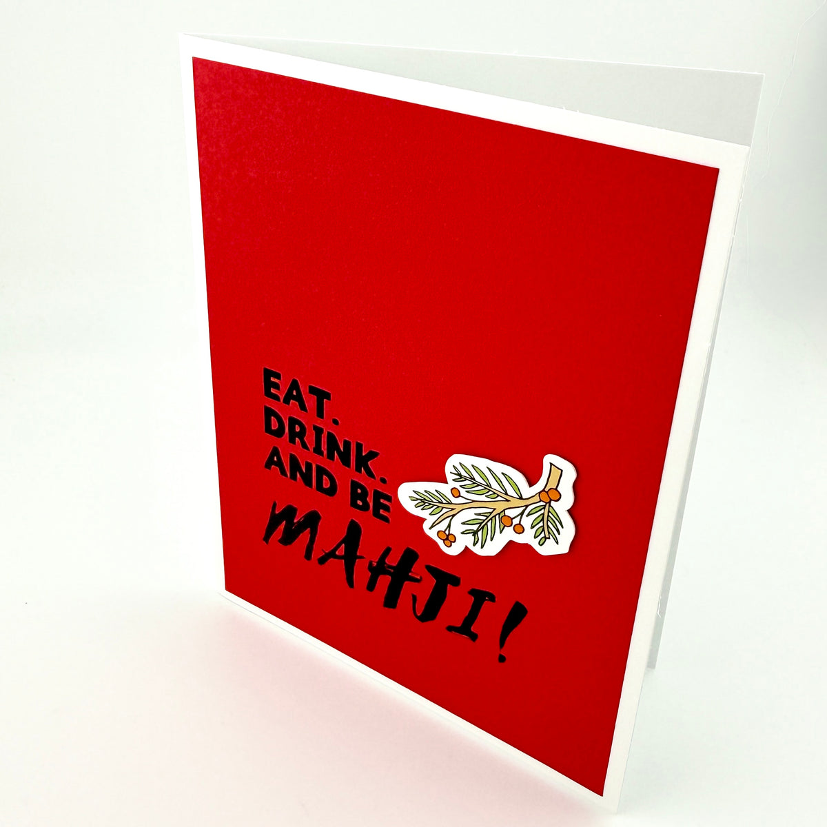Be Mahji holiday mahjong card