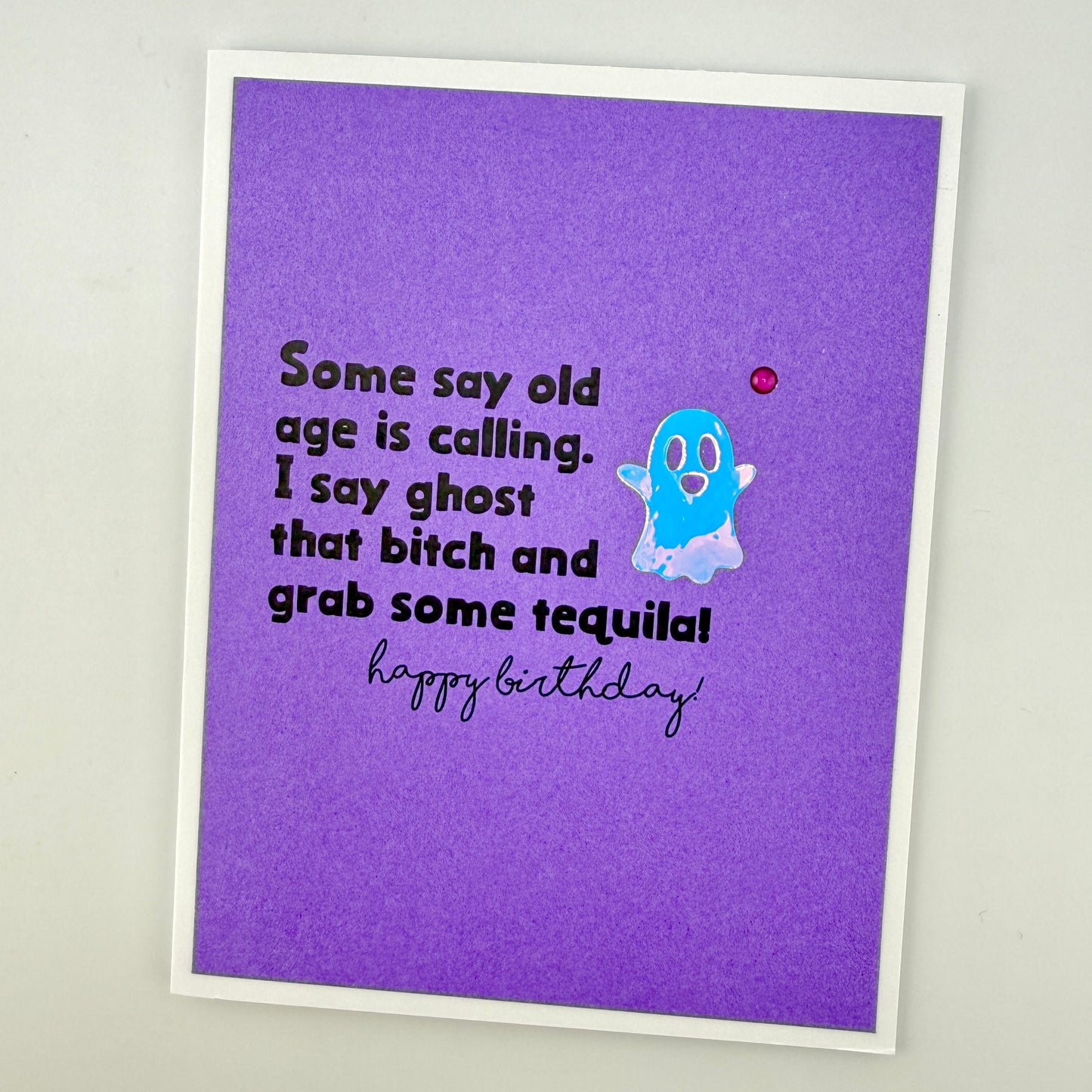 Ghost that Bitch birthday card