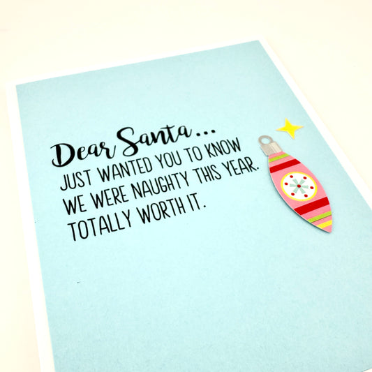 Dear Santa Christmas card