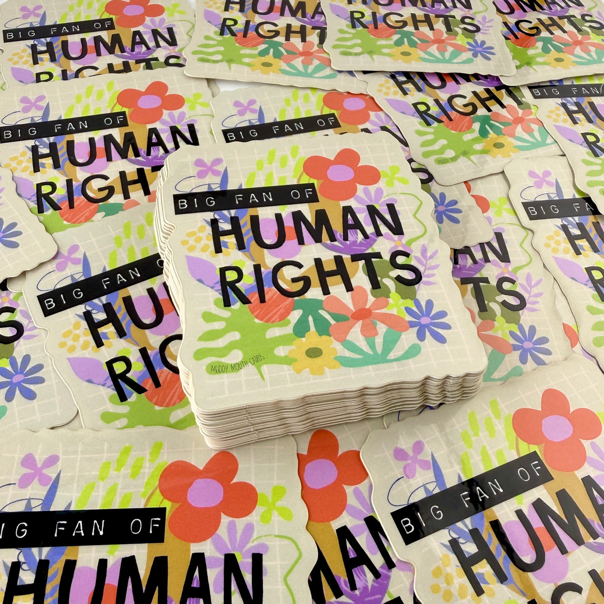 Human Rights vinyl sticker