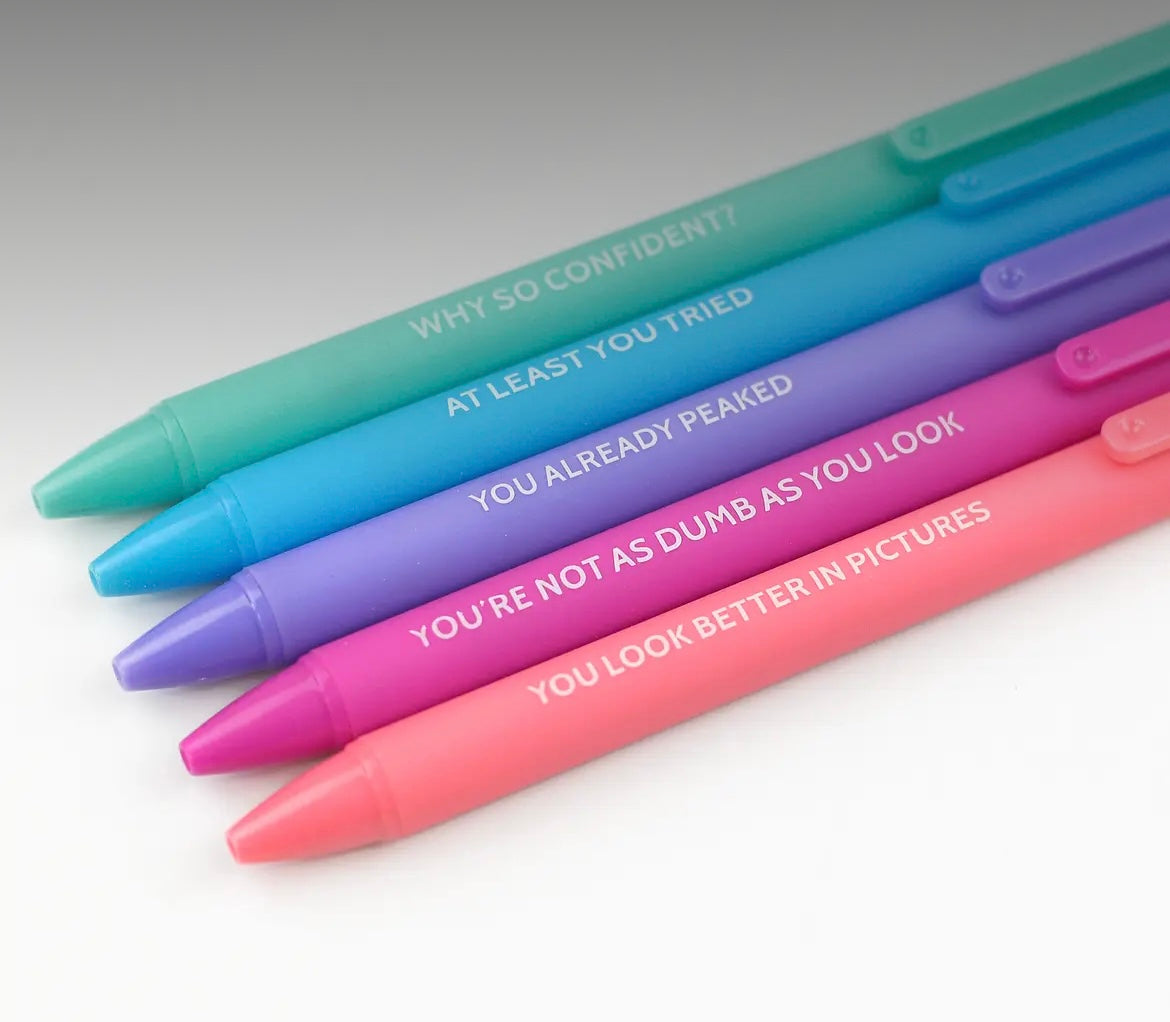 Pen Set—Aggressive Compliments