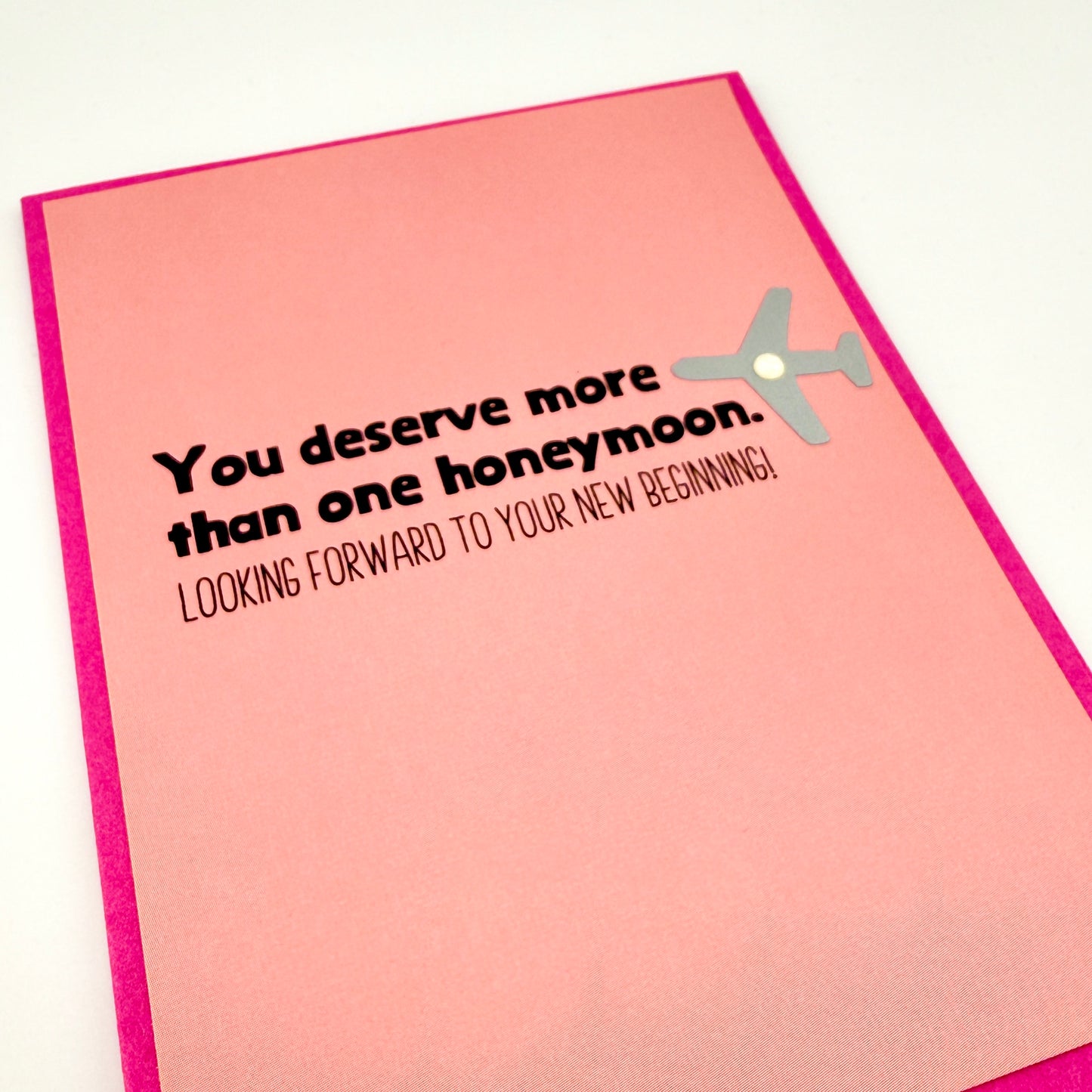 More Than One Honeymoon divorce card