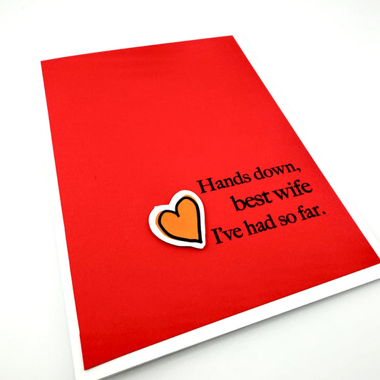 Best Wife So Far card