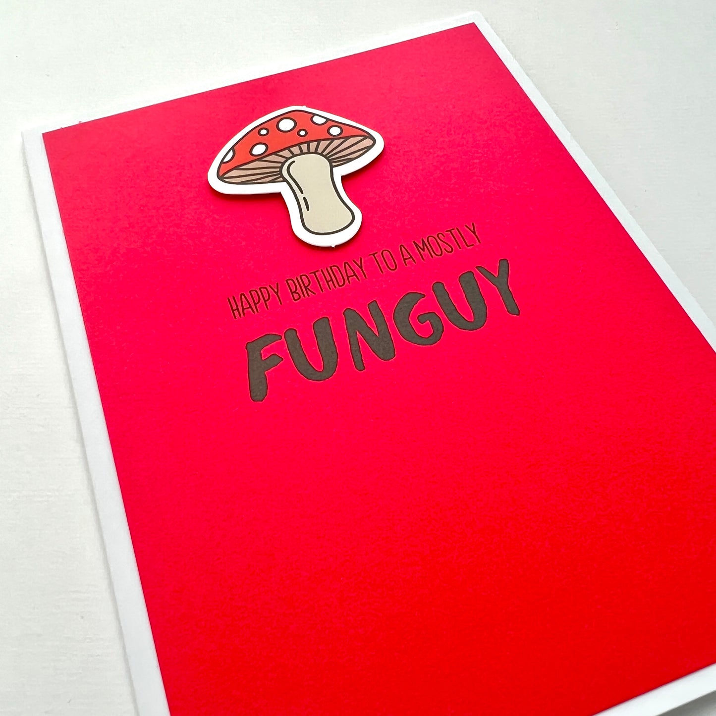 Mostly Funguy mushroom card