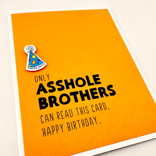 Asshole Brother card