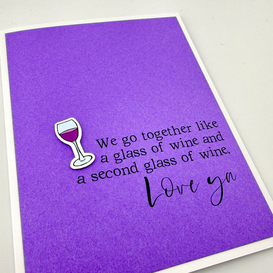 Second Glass of Wine card