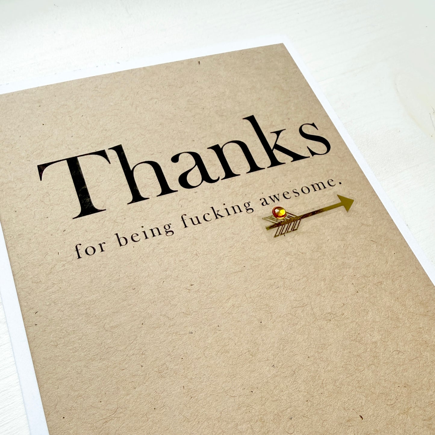 Thanks for Being Fucking Awesome card