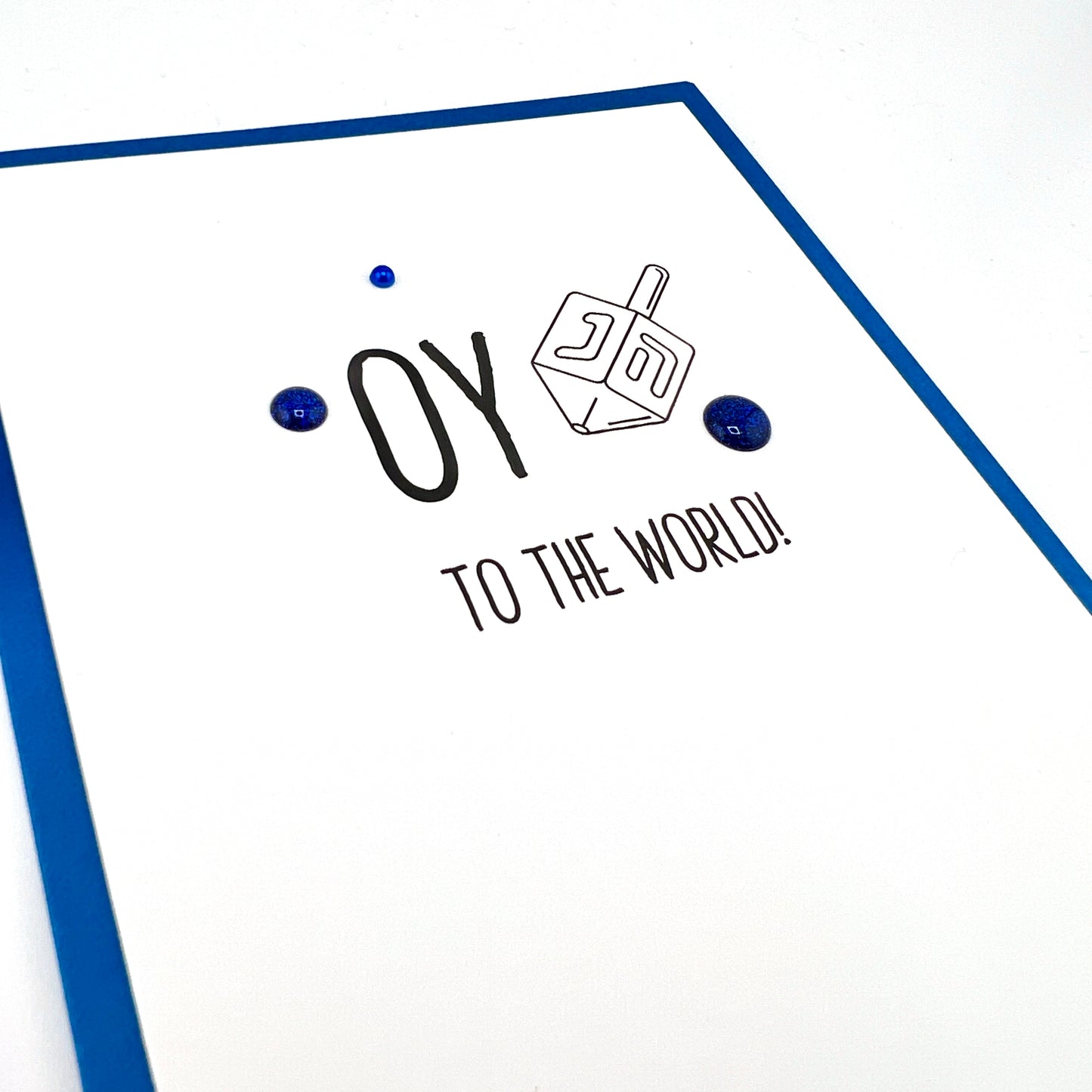 Hanukkah Oy to the World card