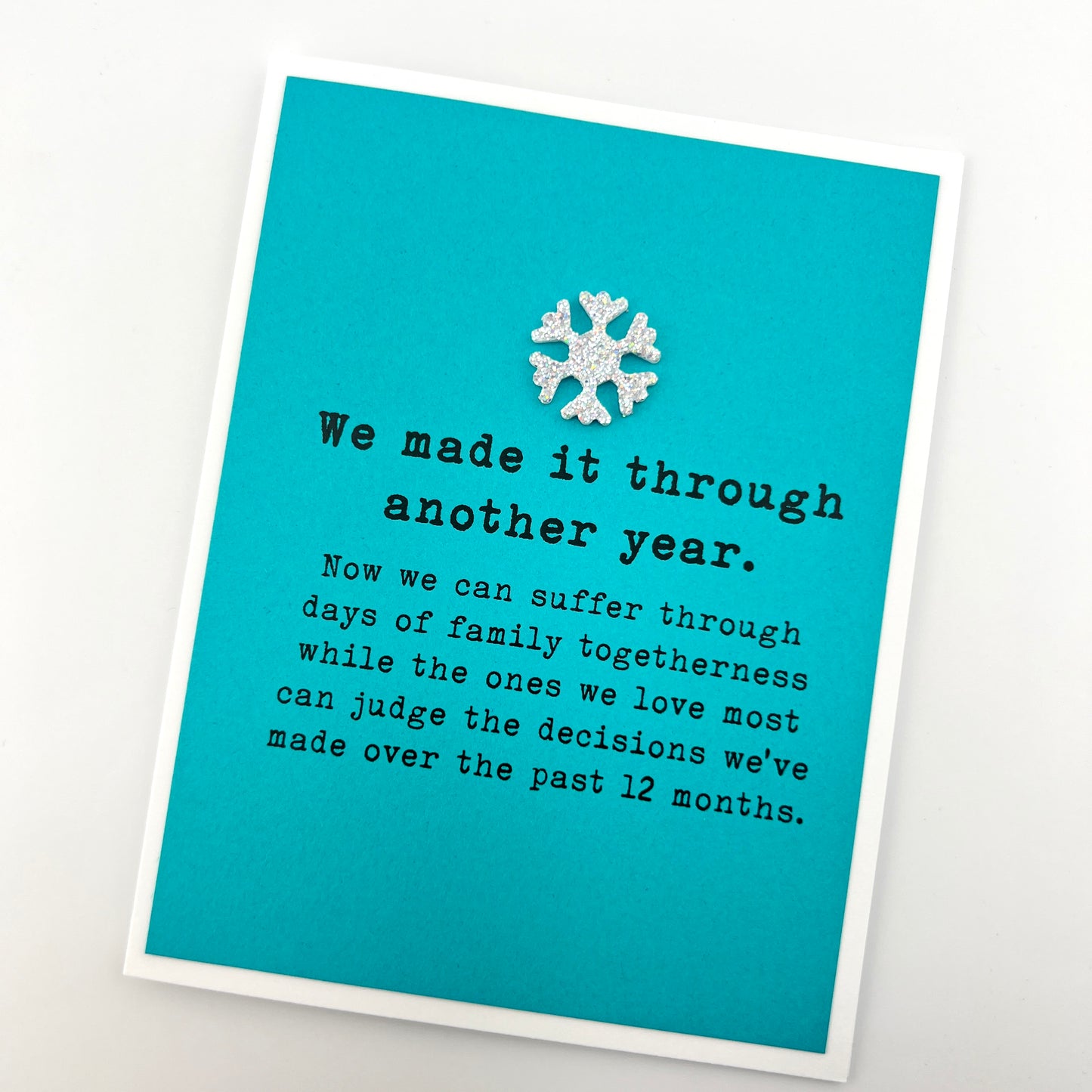 Made it Through Family Togetherness holiday card