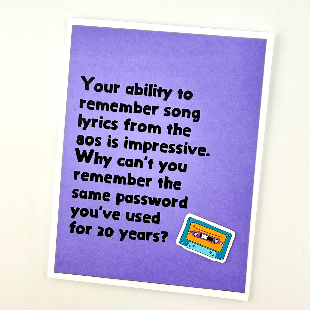 Remember Song Lyrics card