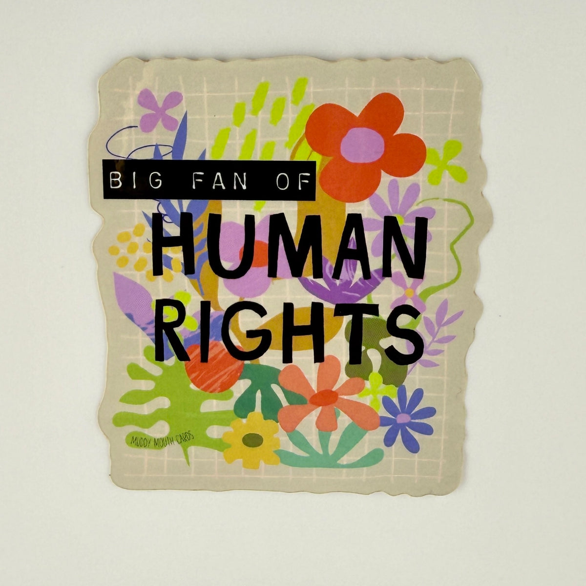 Human Rights vinyl sticker