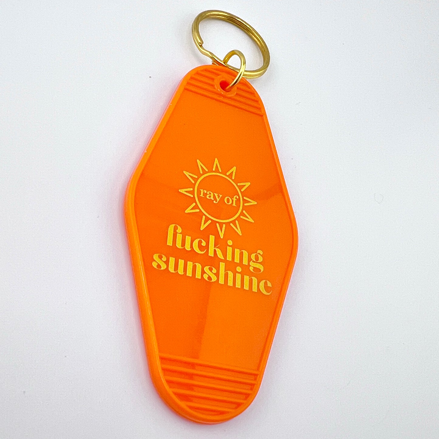 Ray of Fucking Sunshine keychain