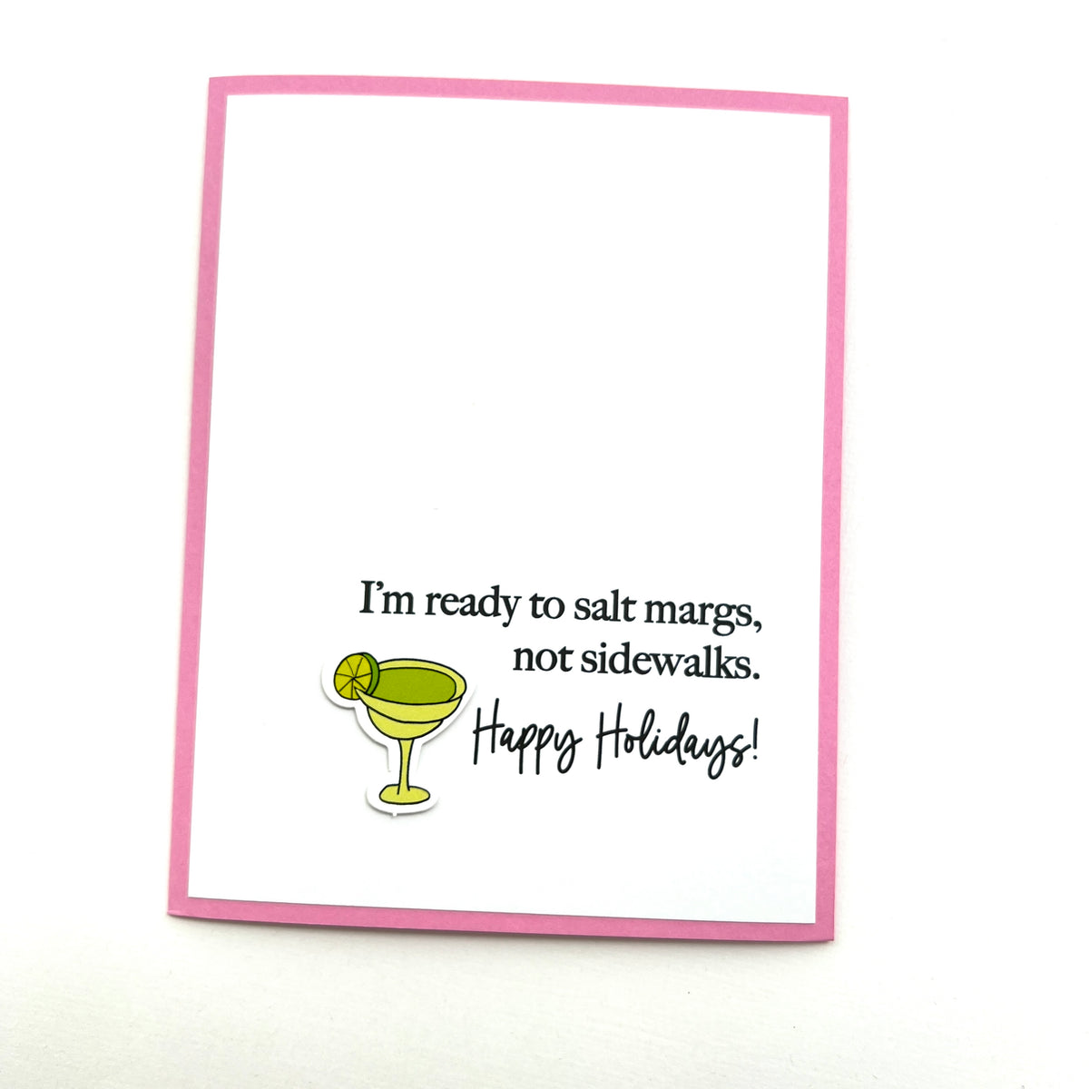 Holiday Salt Margs Not Sidewalks card