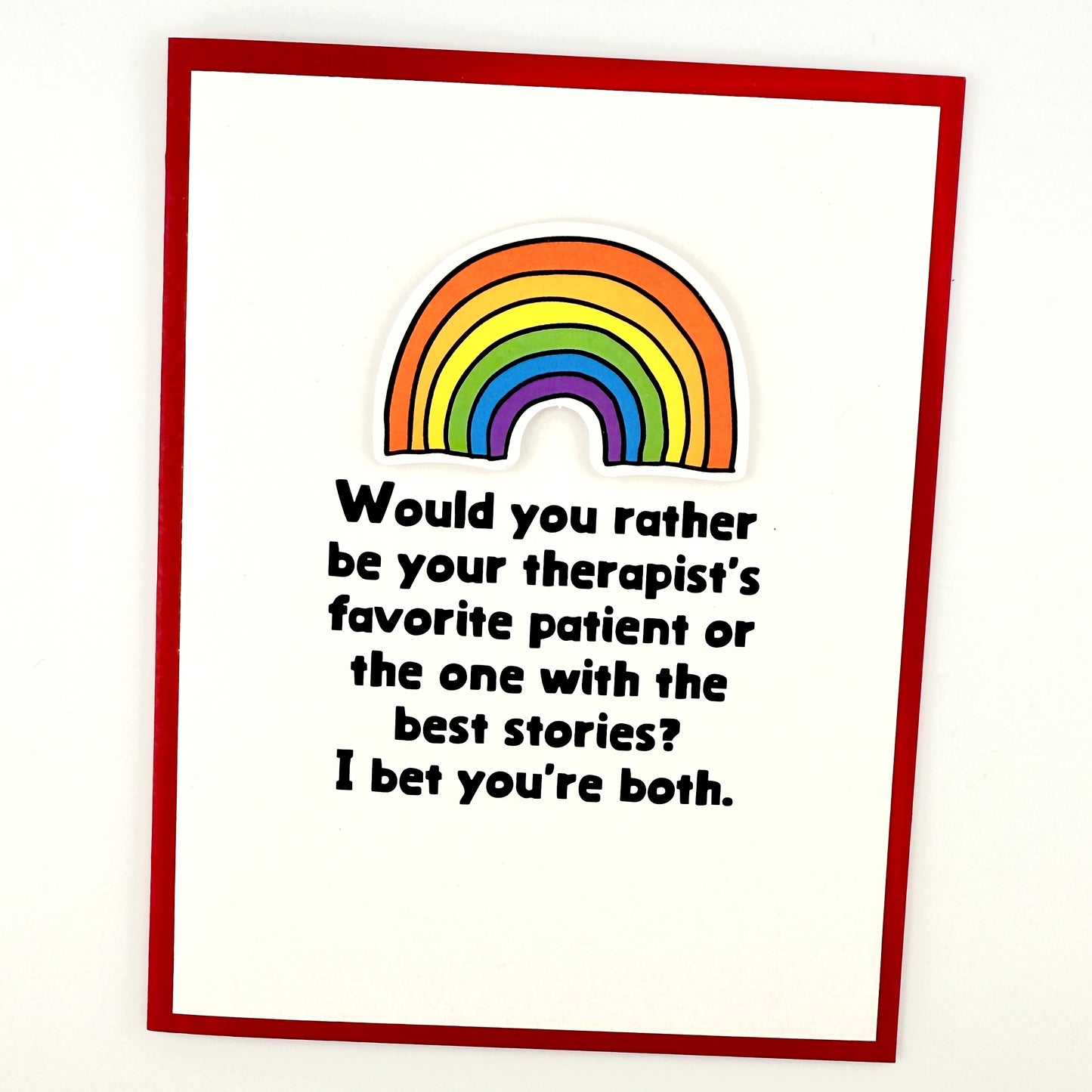 Therapists Favorite Patient card