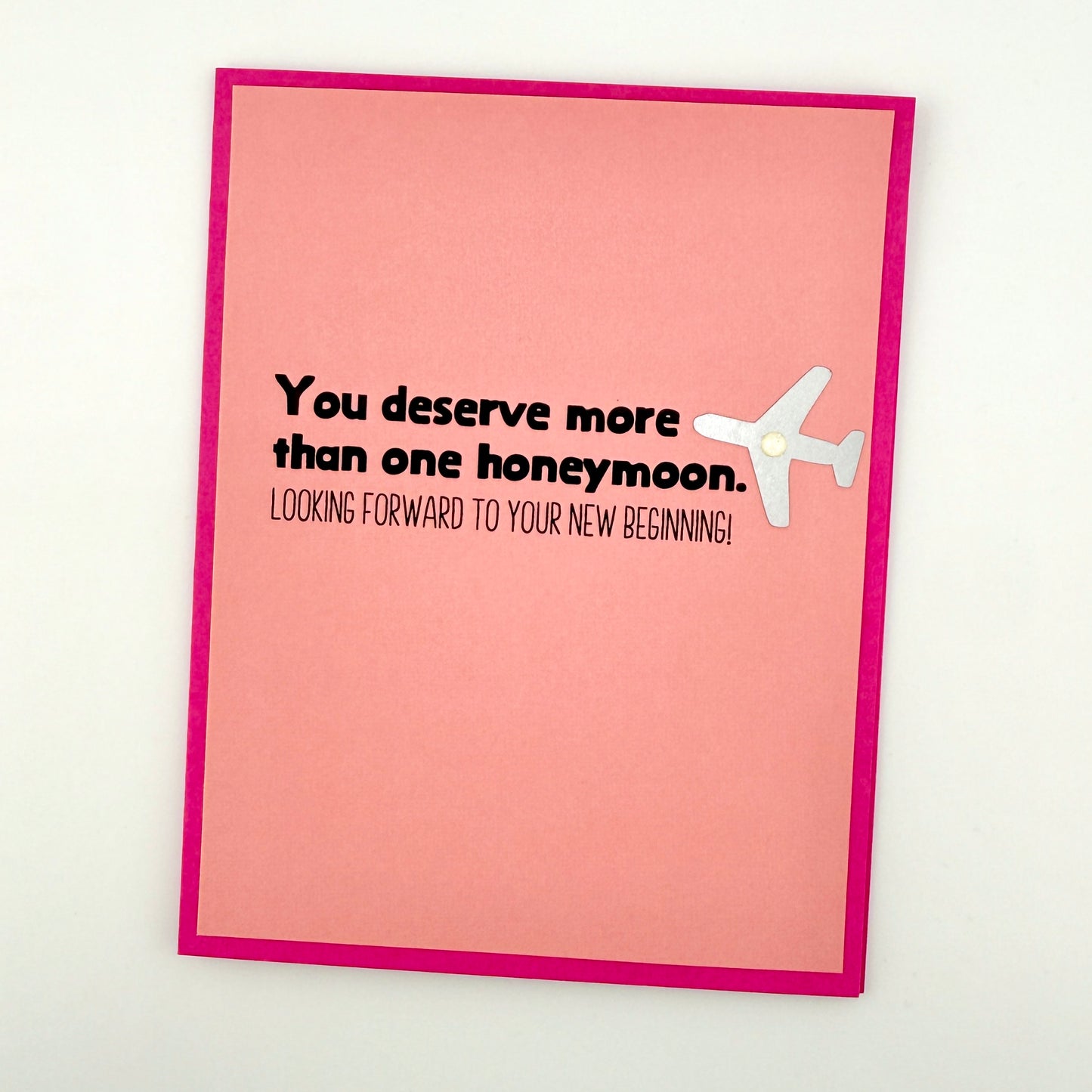 More Than One Honeymoon divorce card