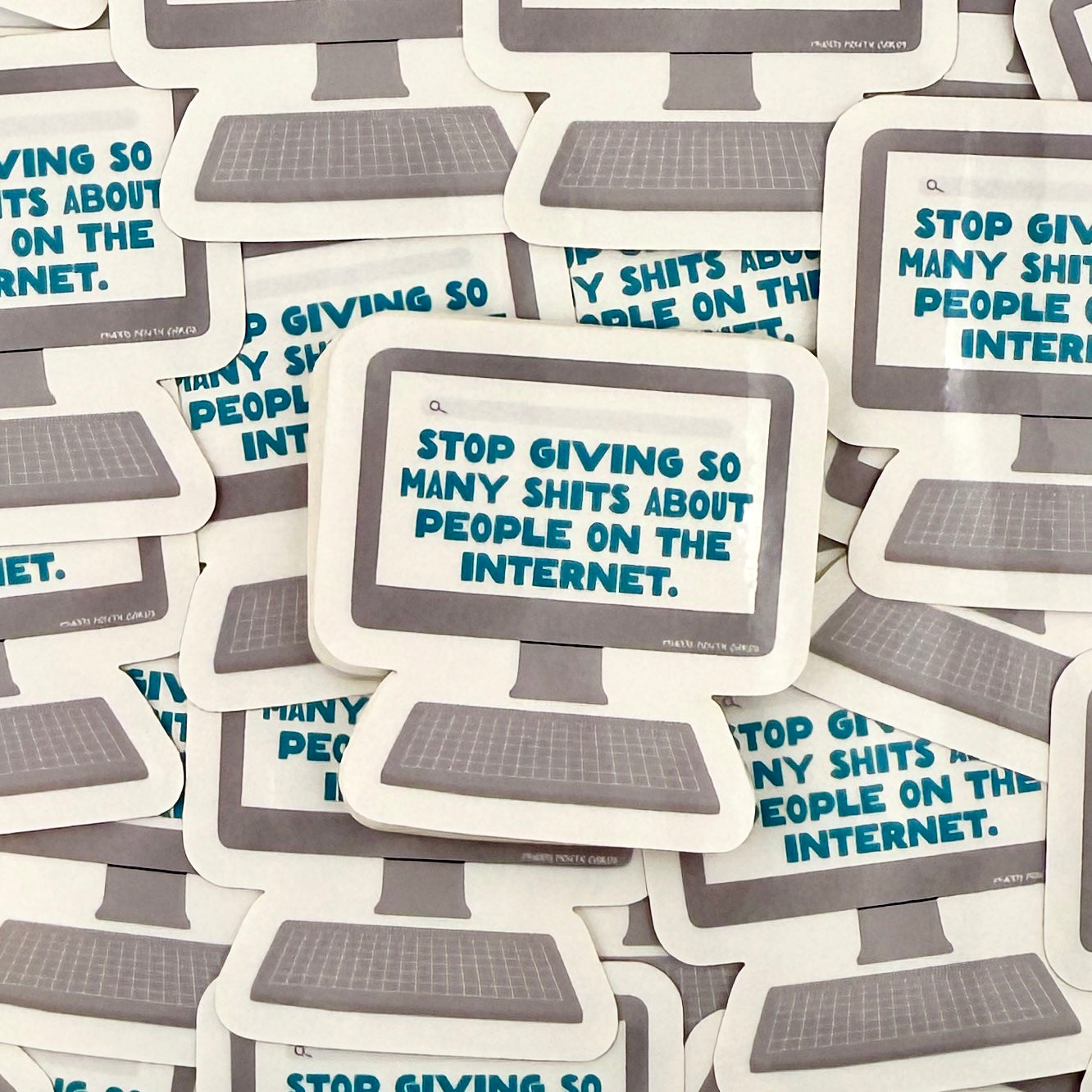 People on the Internet vinyl sticker
