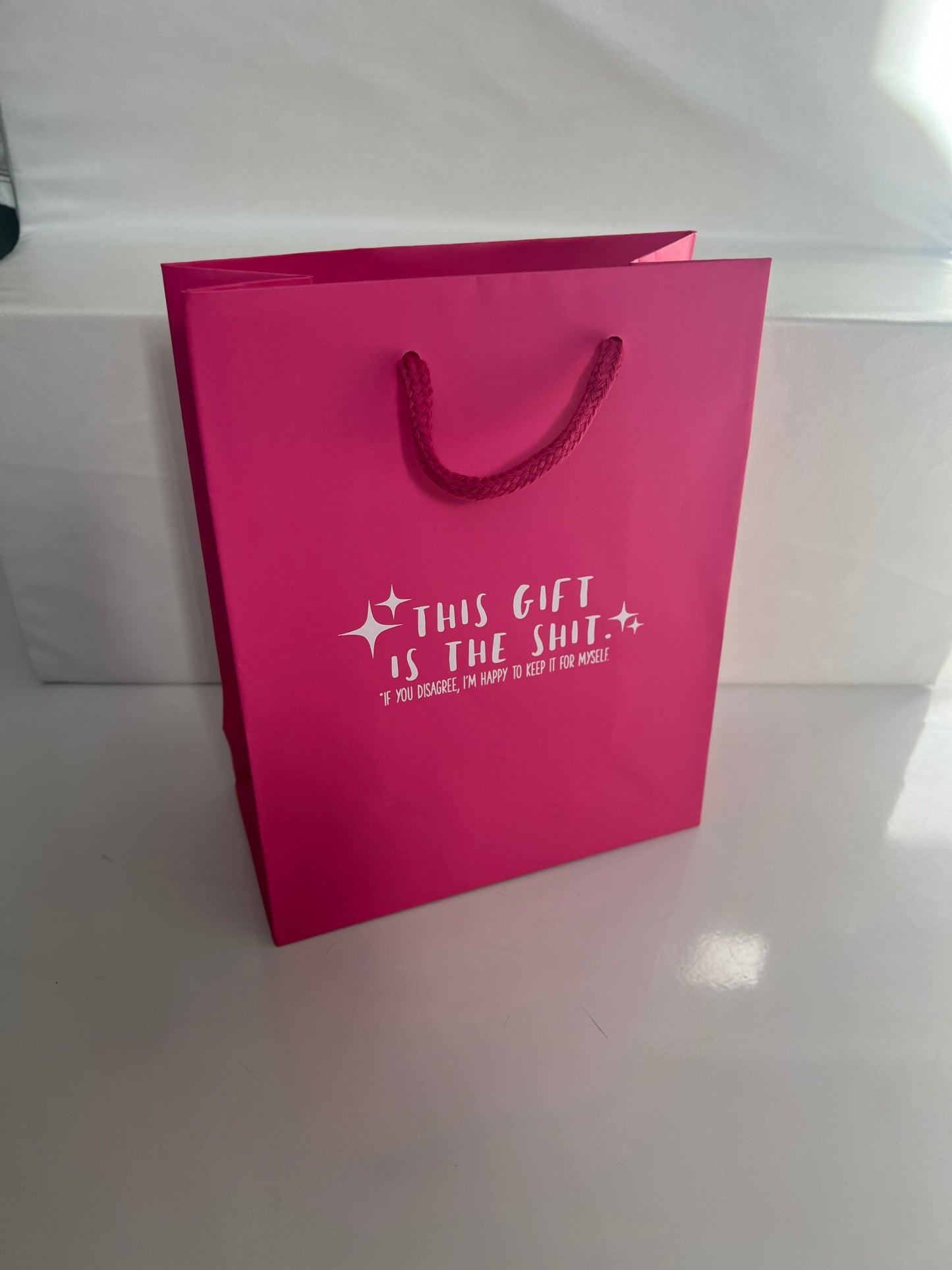 Gift Bag This Gift is the Shit—pink