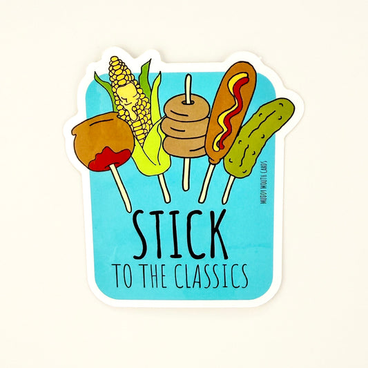 Stick to Classics State Fair vinyl stickers