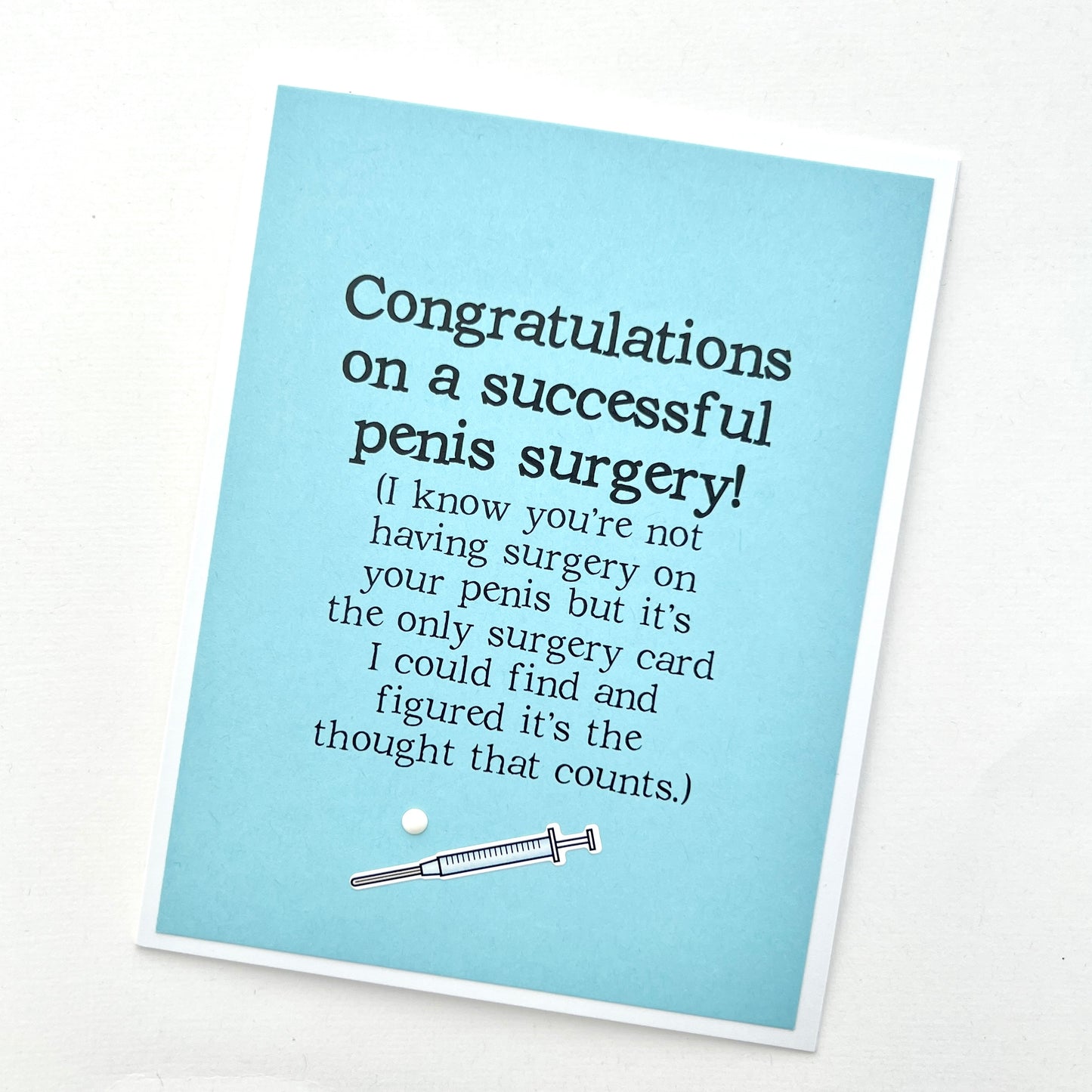 Successful Penis Surgery card
