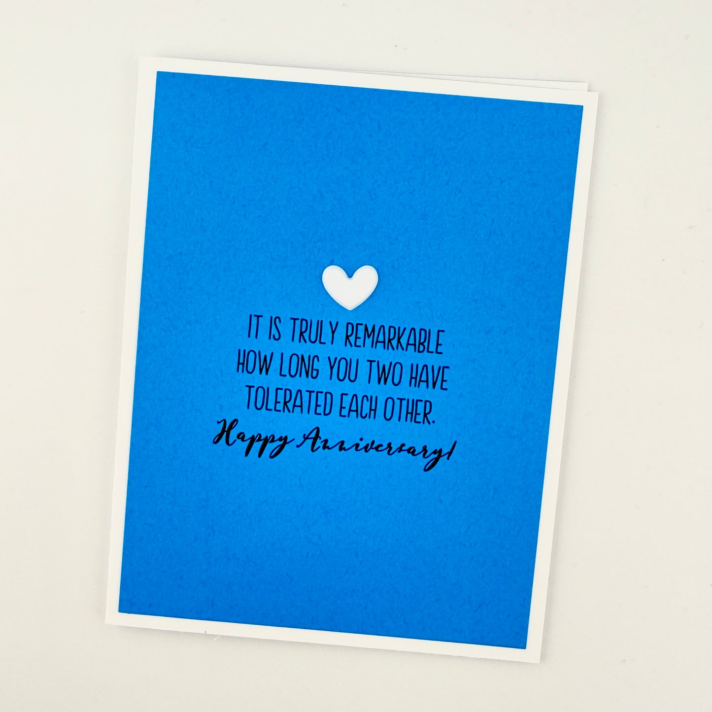 How Long You Tolerated Each Other card