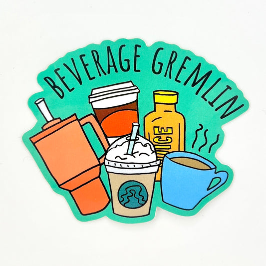 Beverage Gremlin vinyl sticker