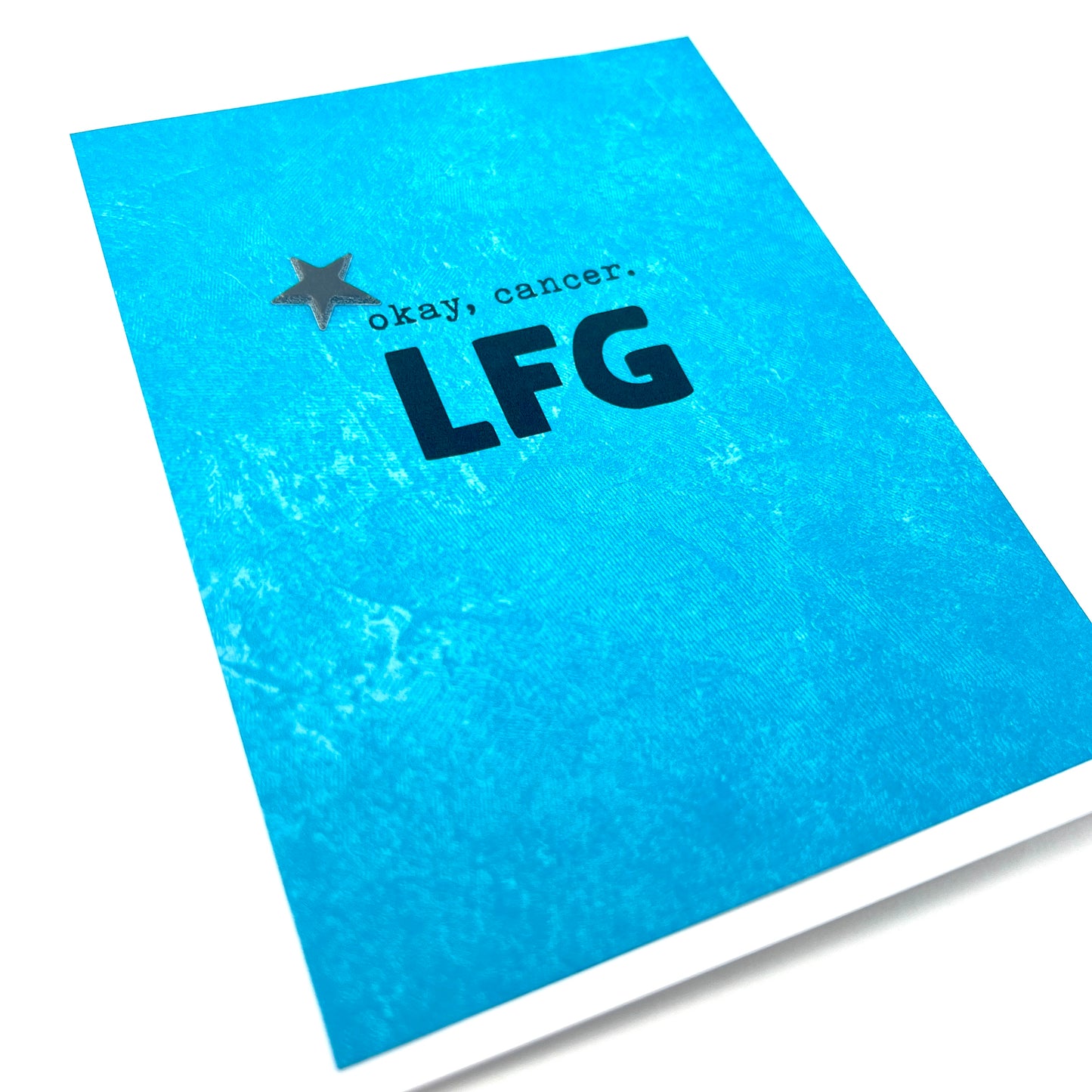 Cancer LFG (let’s fucking go) card