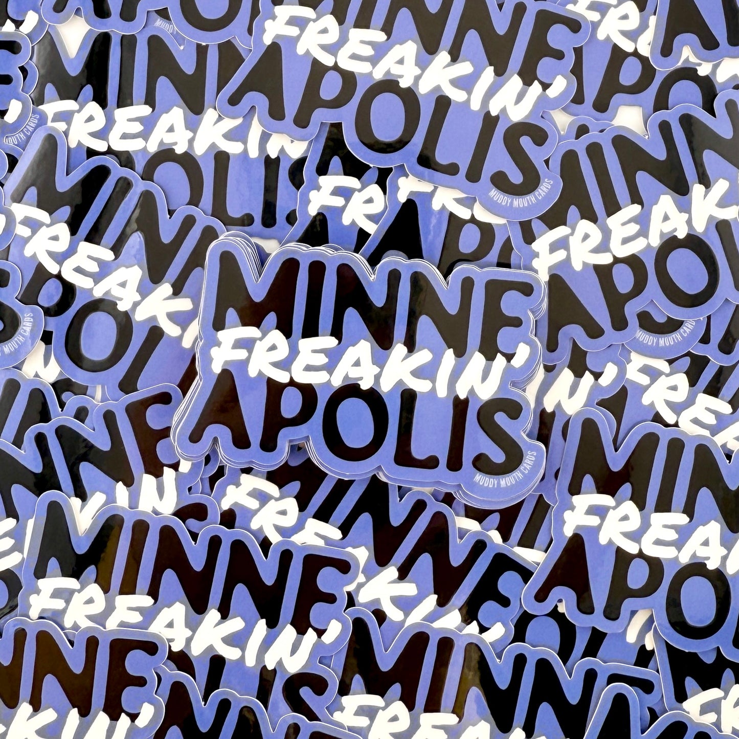 Minne Freakin Apolis vinyl sticker