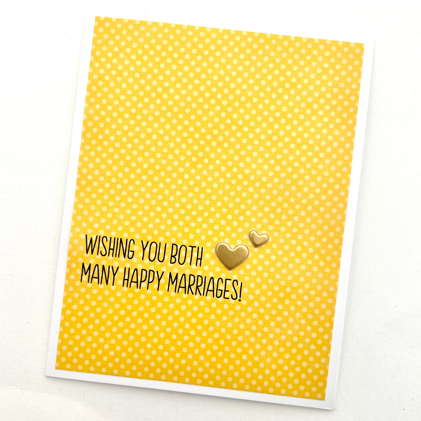 Many Happy Marriages card