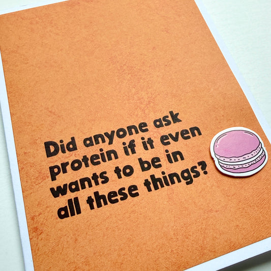 Ask Protein card