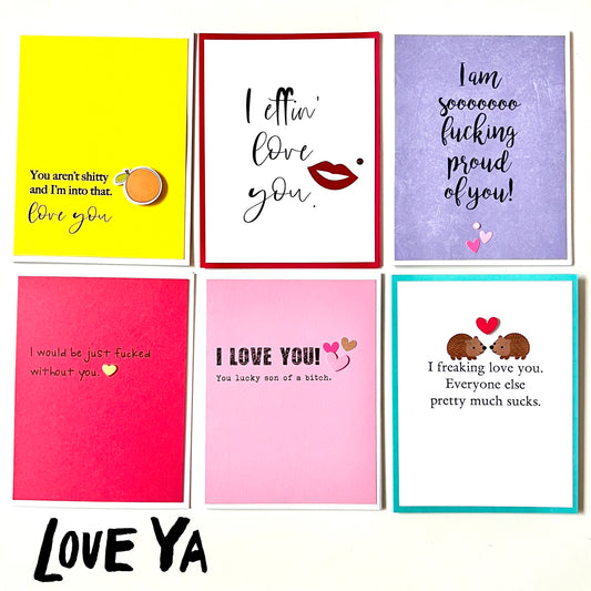 6-Card Value Pack: Love Ya Set