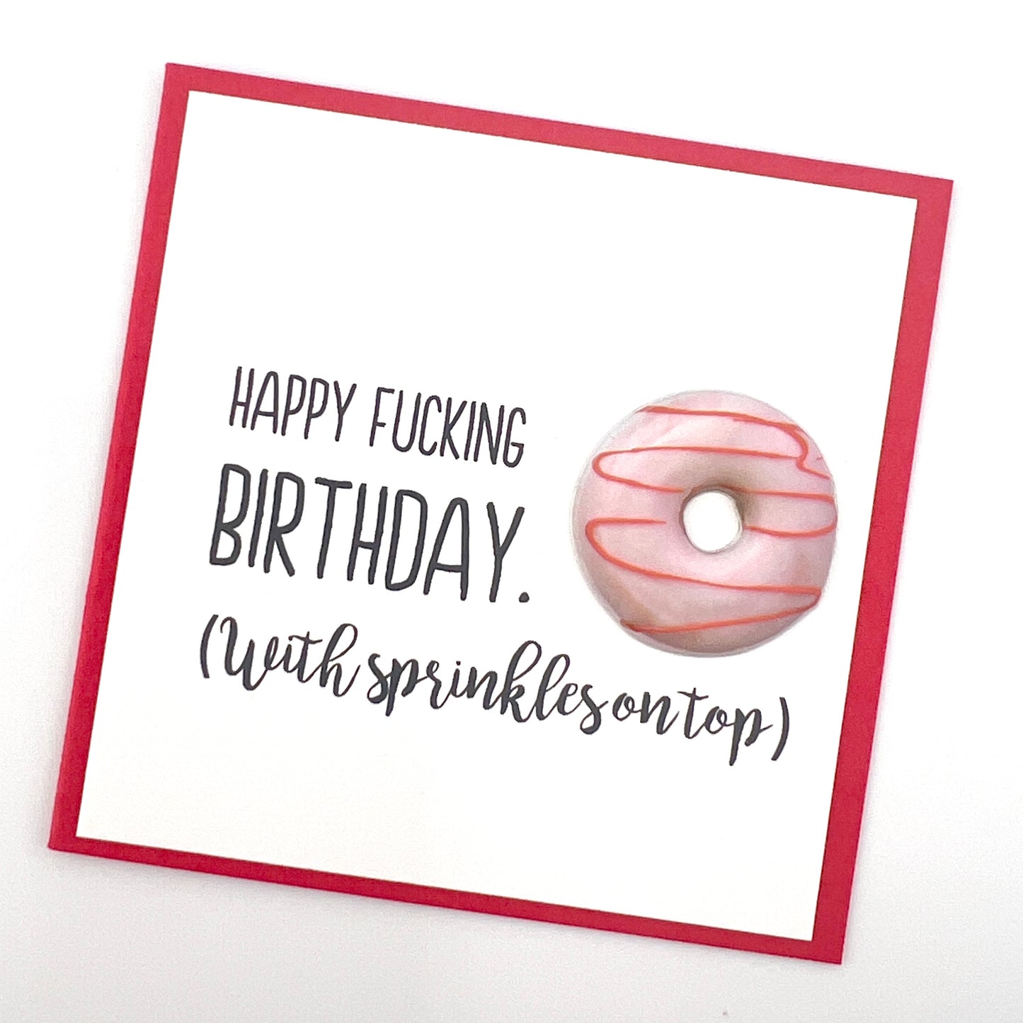 Mini Sprinkles on Donut card