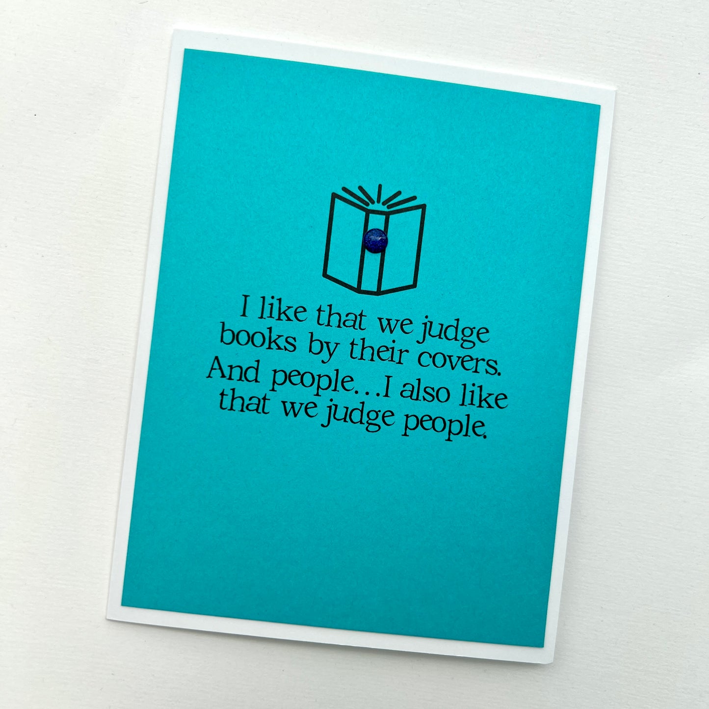 Judge Books and People card