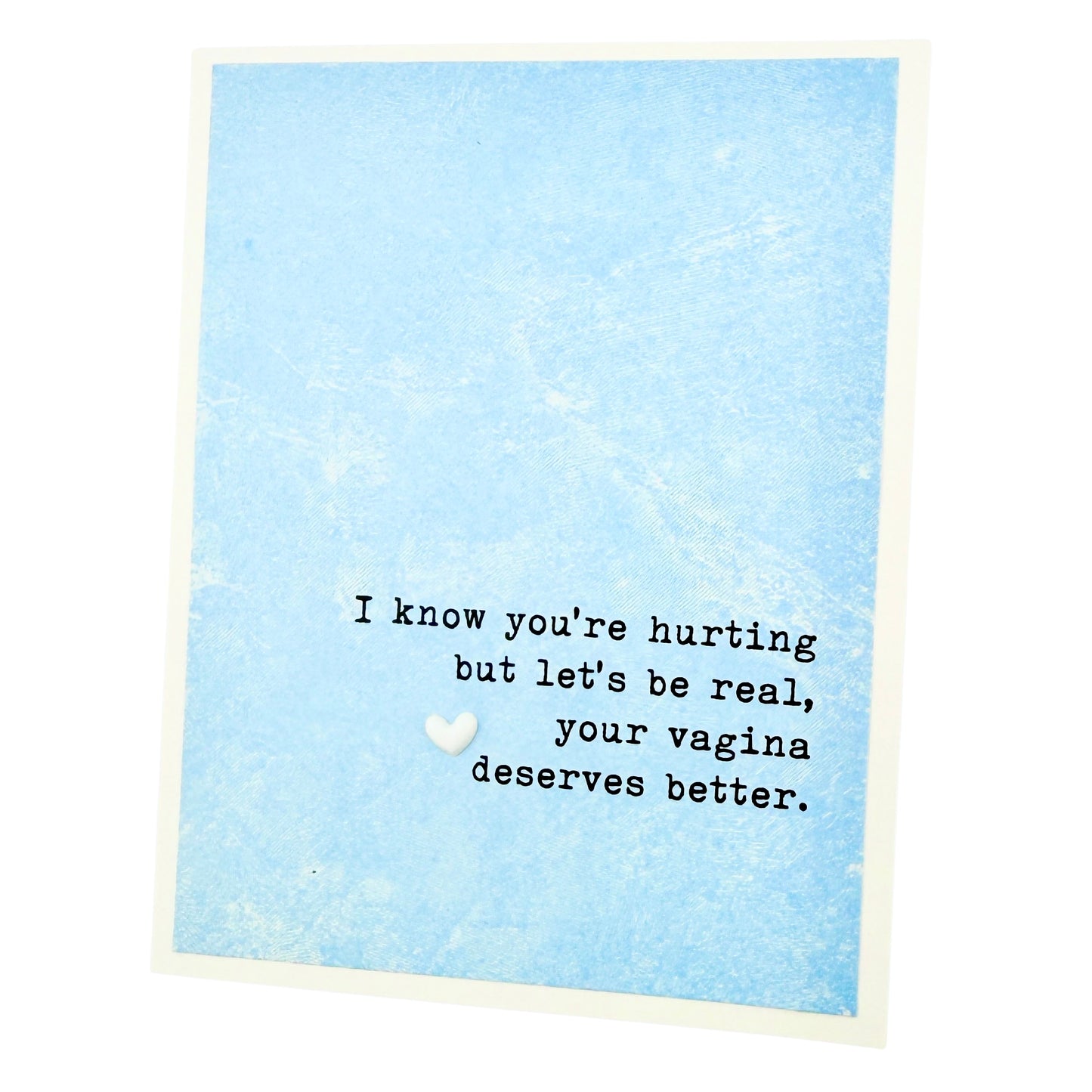 Vagina Deserves Better divorce card