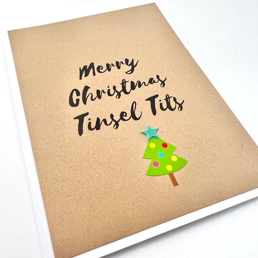 Tinsel Tits Christmas card