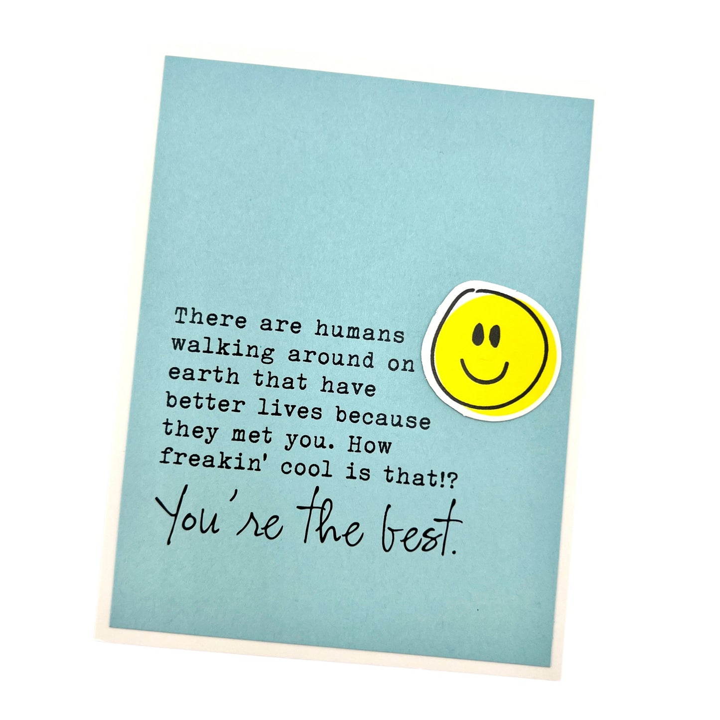 Better Lives Because of You card