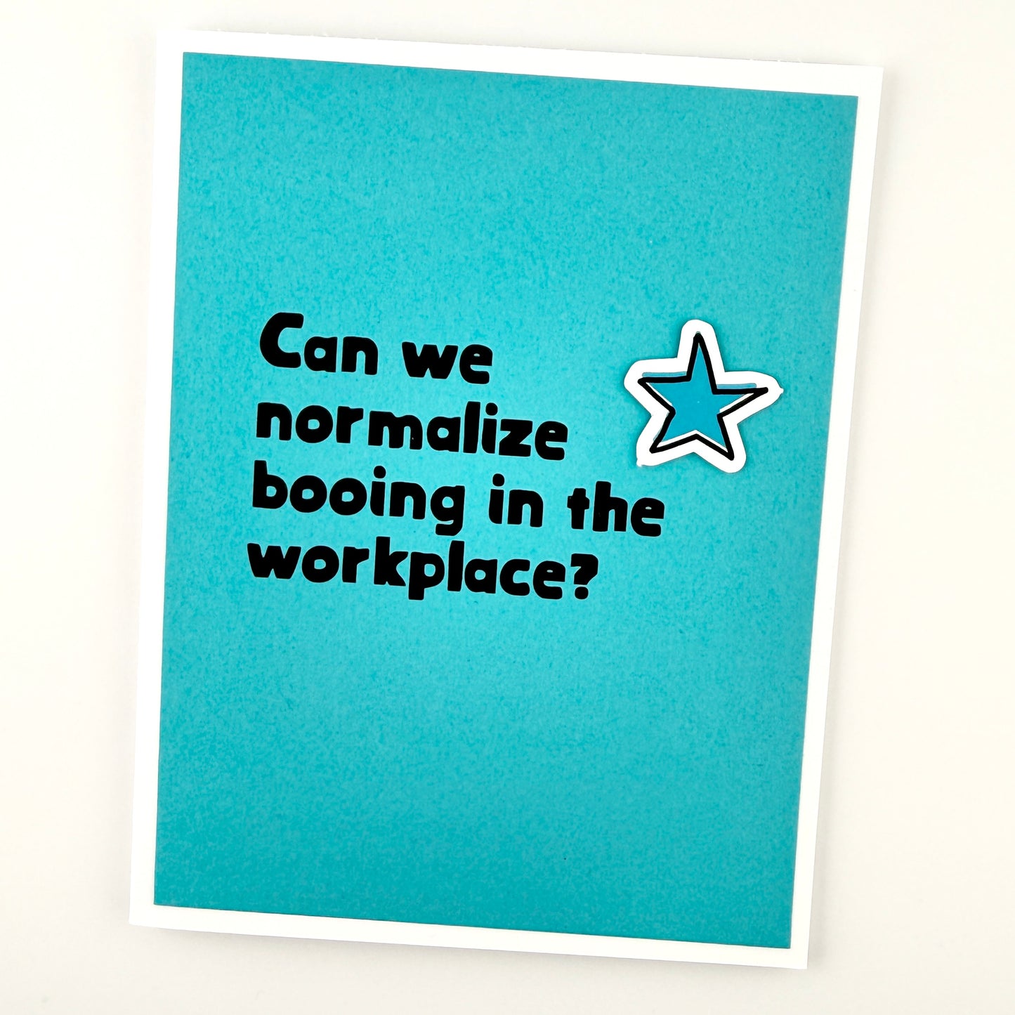 Normalize Booing in Workplace card