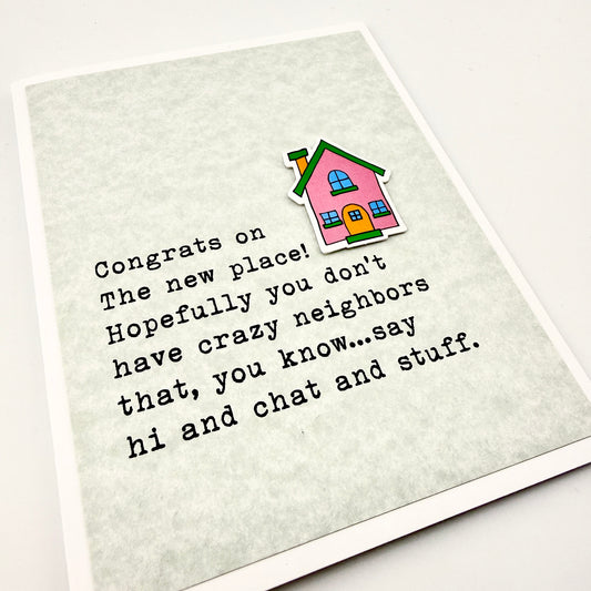 Neighbor Say Hi and Chat card