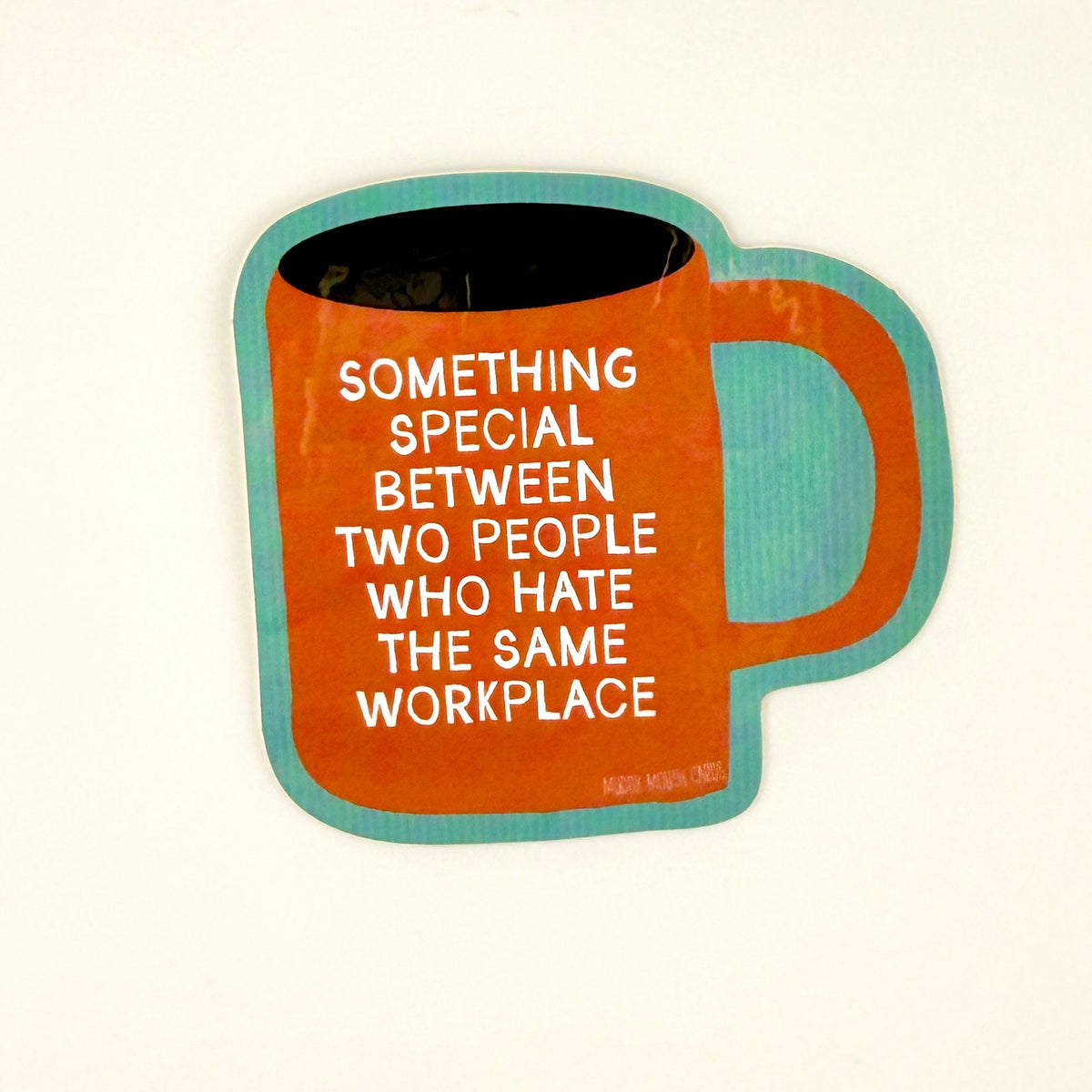 Two People Workplace vinyl sticker