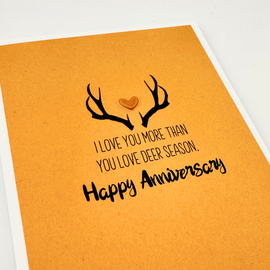 Love You More than Deer Season  card