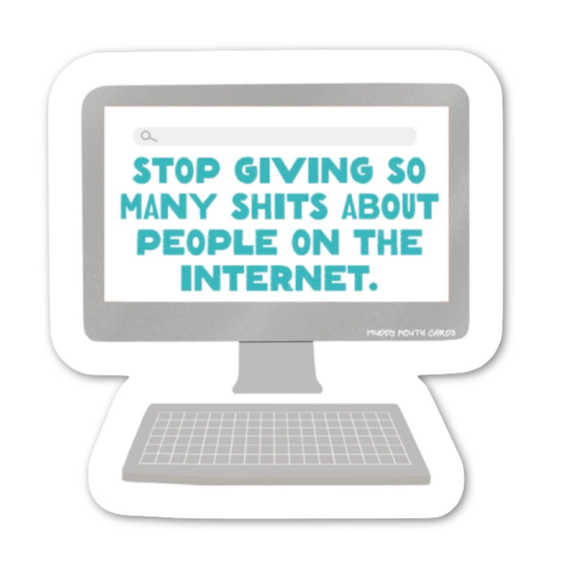 People on the Internet vinyl sticker