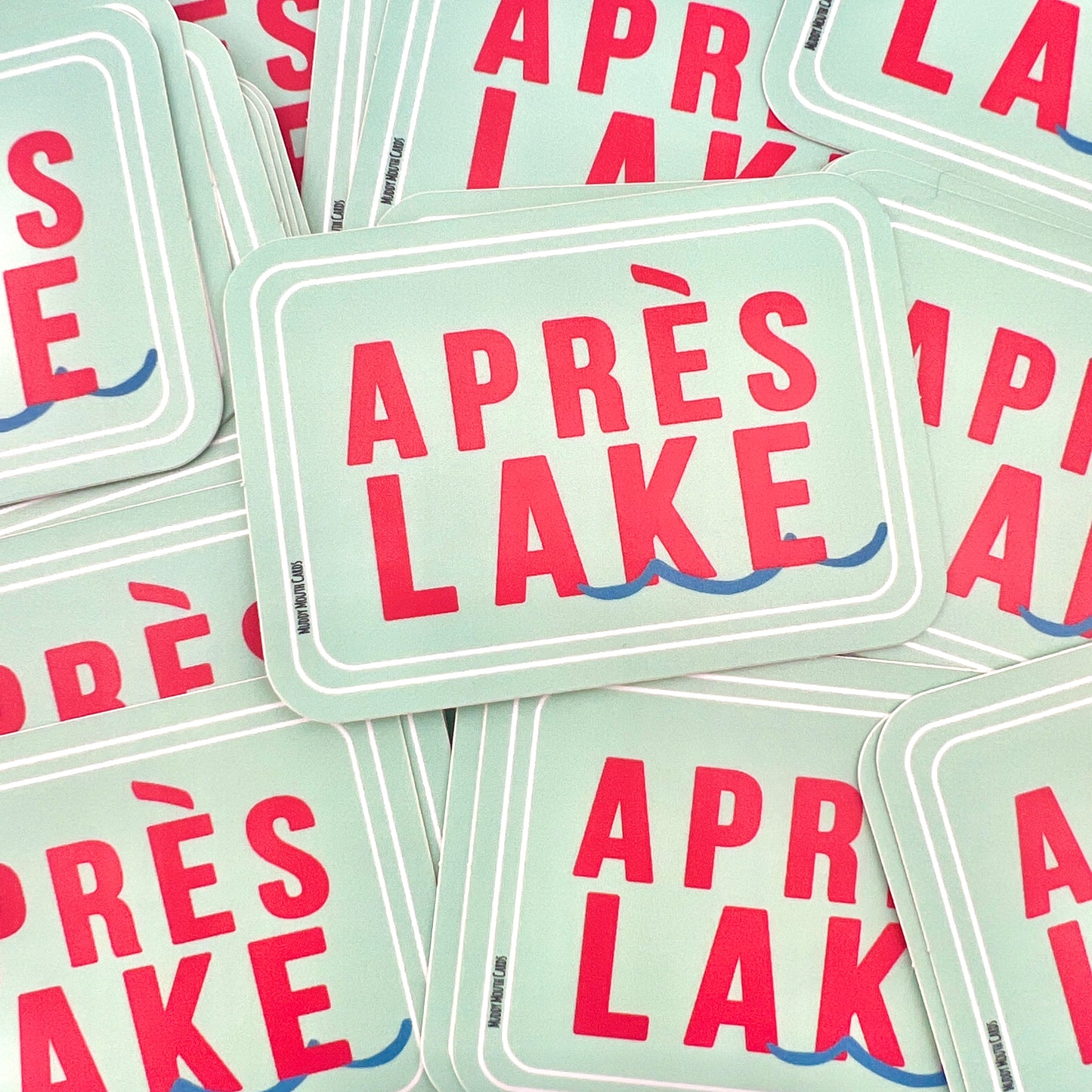 Apres Lake vinyl sticker