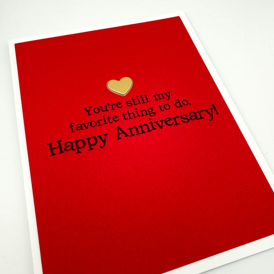 Favorite Thing to Do card